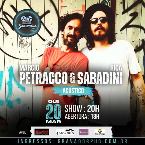 Márcio Petracco e Rica Sabadini Acústico