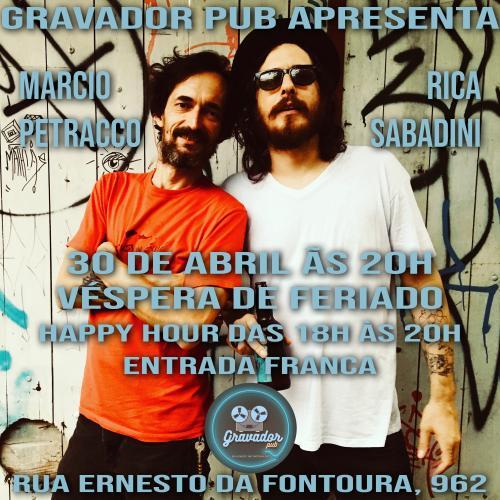 Márcio Petracco & Rica Sabadini Nesta Quarta Véspera de Feriado