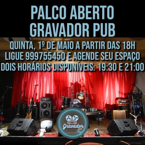 Palco Aberto Gravador Pub
