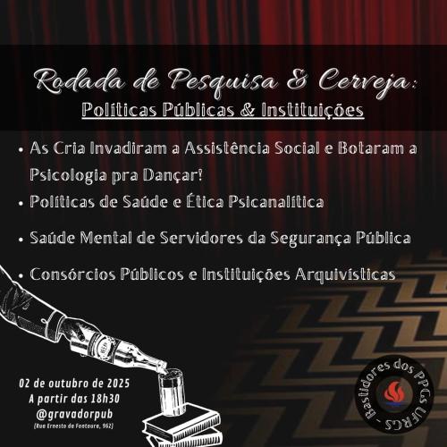 A Pint of Science - Jornada nas Pesquisas & Cervejas – Uma noite para compartilhar ideias e relaxar.