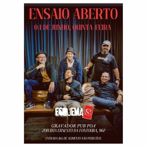 Banda Esquema S - Projeto Ensaio Aberto Solidário Gravador Pub