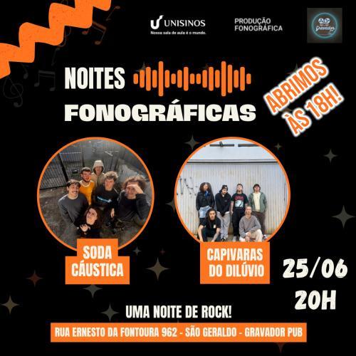 Noites Fonográficas - Unisinos - Gravador Pub